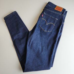 Levi's 720 High Rise Super Skinny Women's Jeans Denim Dark Blue - Size 27
